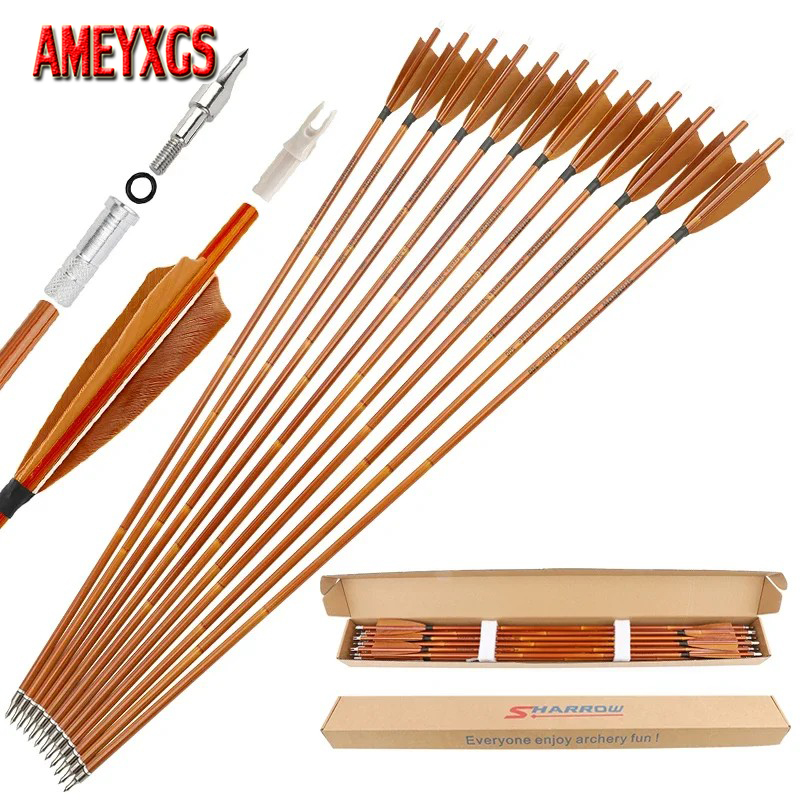 Arrow Carbon Shaft - 6/12 шт. комбинированных карбоновых стрел SP500,