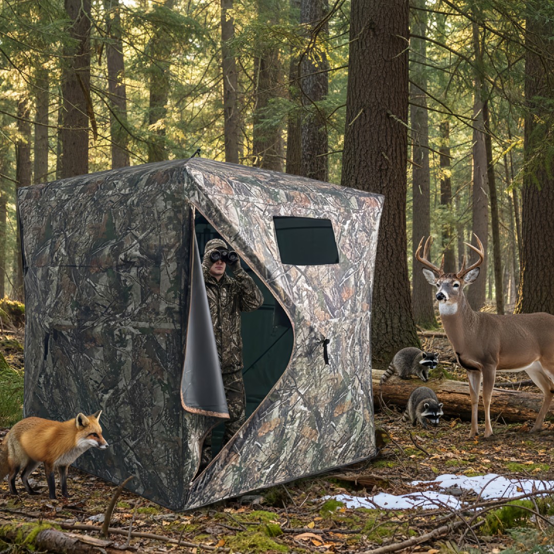 Hunting & Outdoor As - Камуфляжная раскладная охотничья палатка-укрытие для охоты