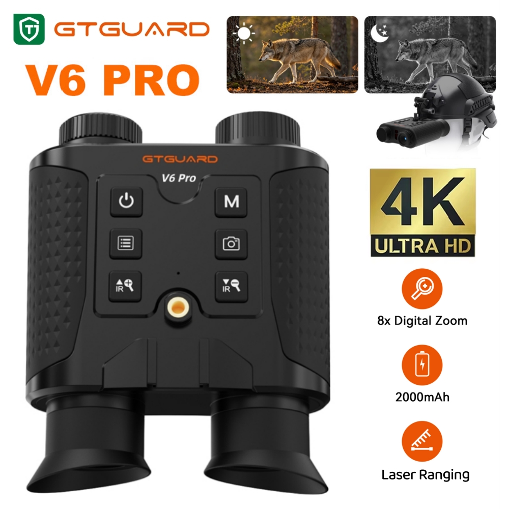 Outdoor Hunting Digital Night Vision - Бинокль ночного видения 4K с 8-кратным