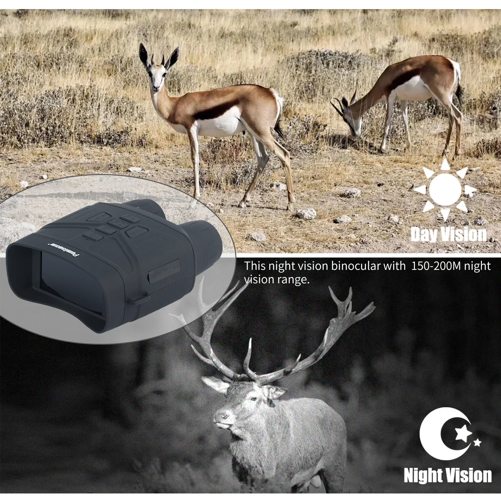 12-мегапиксельный инфракрасный – обзор и цена Outdoor Hunting Digital Night Vision