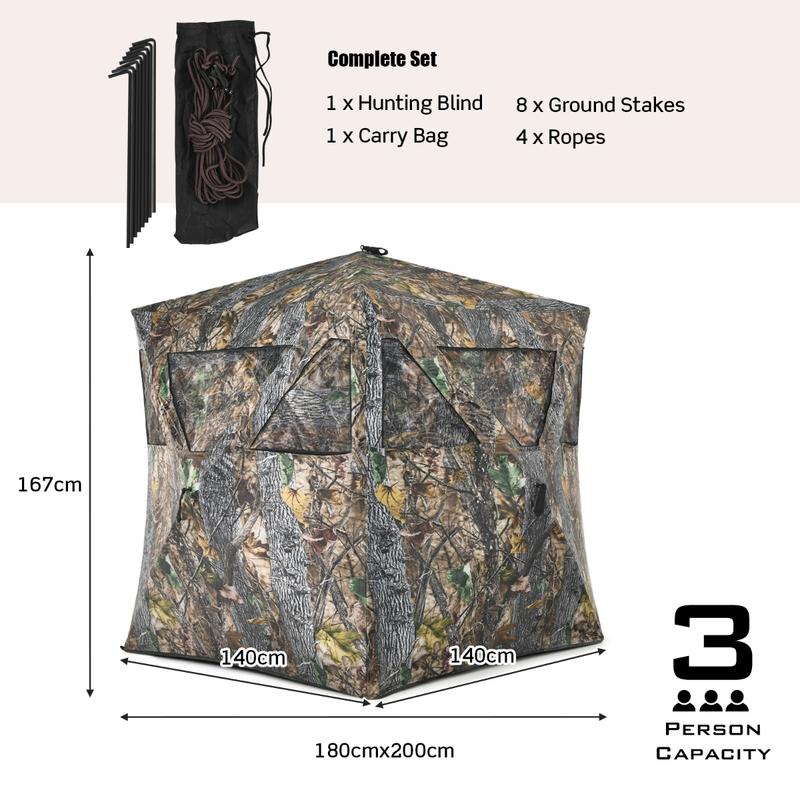 Портативная охотничья палатка  – обзор и цена Hunting & Outdoor As