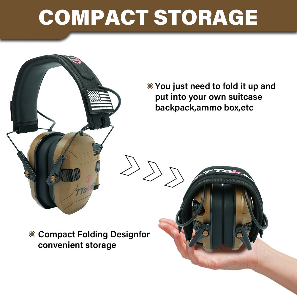 Новые складные электронные нау – обзор и цена Shooting Ear Muff