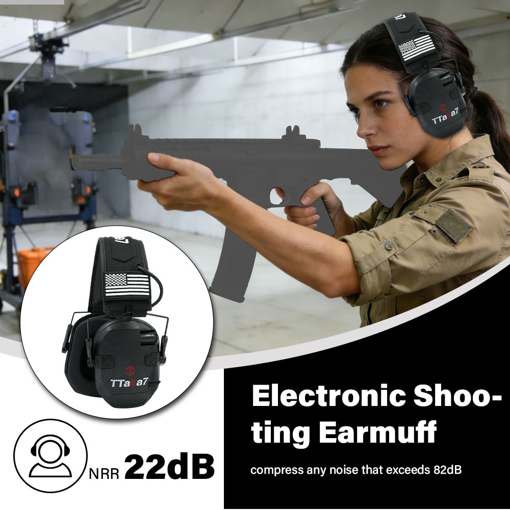 Складные электронные наушники  – обзор и цена Shooting Ear Muff