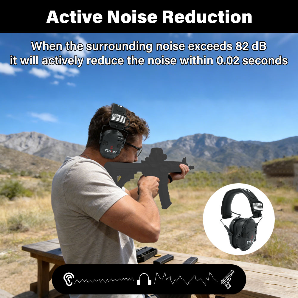Складные электронные наушники  – обзор и цена Shooting Ear Muff