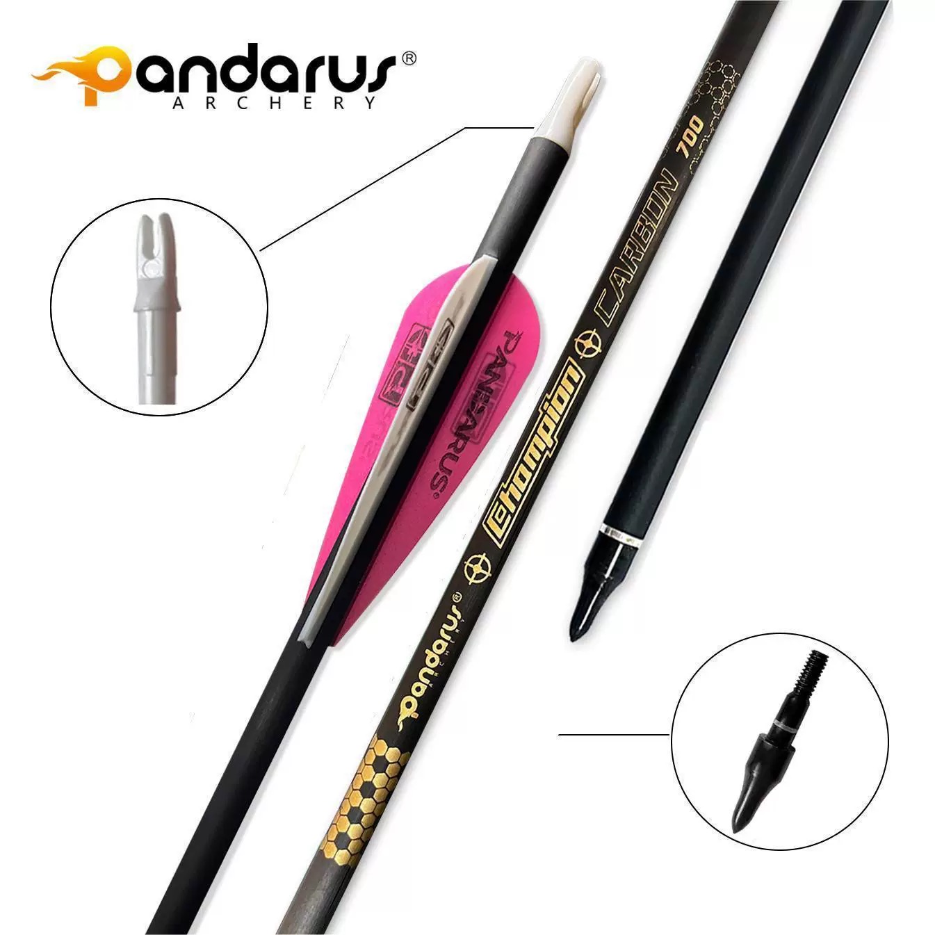 Стрелы Pandarus Champion из чи – обзор и цена Arrow Carbon Shaft